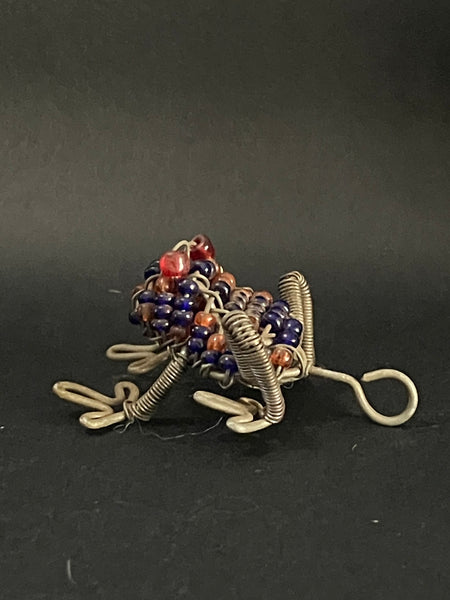 Wire Beaded Frog / Toad for Keyring (Miniature, suitable for printer's tray)