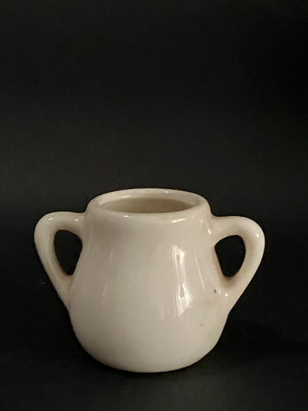 Ceramic Sugar Bowl, 1970's-style, 'earthenware'-style (Miniature, suitable for printer's tray)