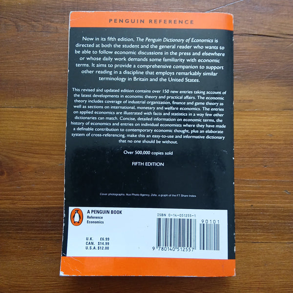 Dictionary of Economics (Graham Bannock, RE Baxter & Evan Davis)