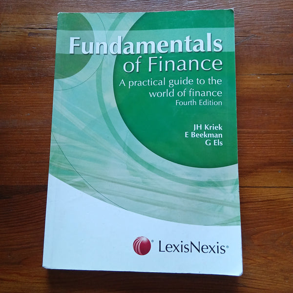 Fundamentals of Finance - Second Edition (JH Kriek & E Beekman)
