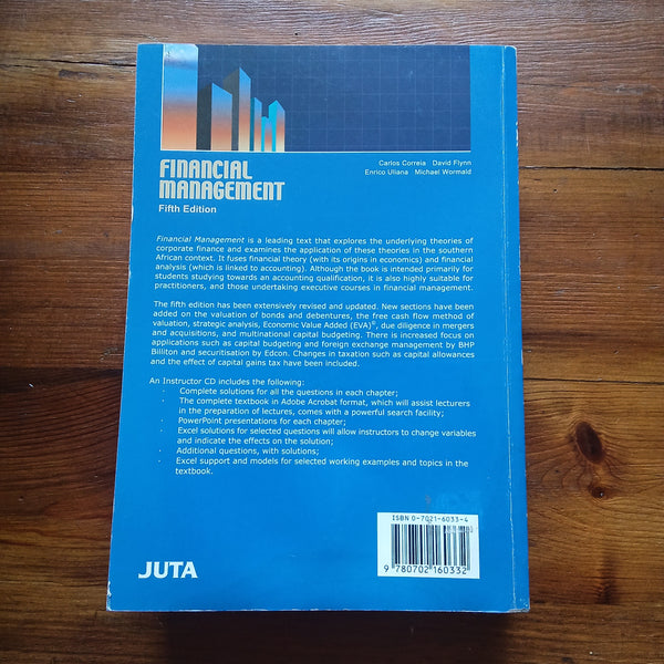 Financial Management - Fifth Edition (Carlos Correia ewt al.)