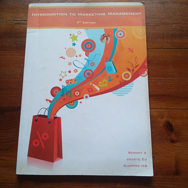 Introduction to Marketing Management - 7th Edition (A Berndt et al.)