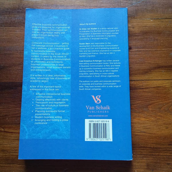 Corporate Communication (Elise van Staden et al.)