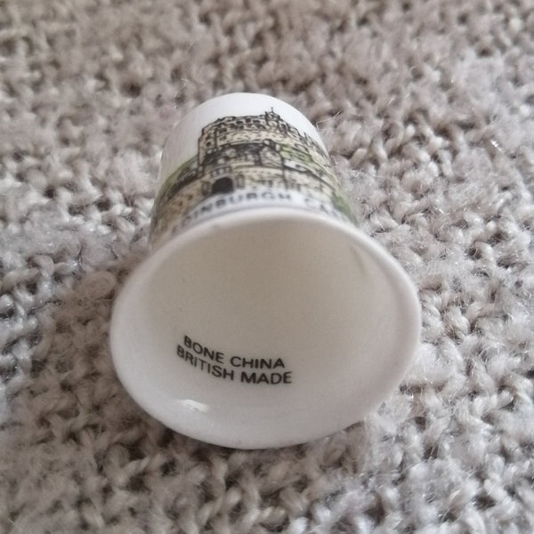Edinburgh Castle Souvenir Thimble (suitable for Printer's Tray)