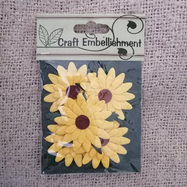 Dainty Paper Sunflowers (Yellow)