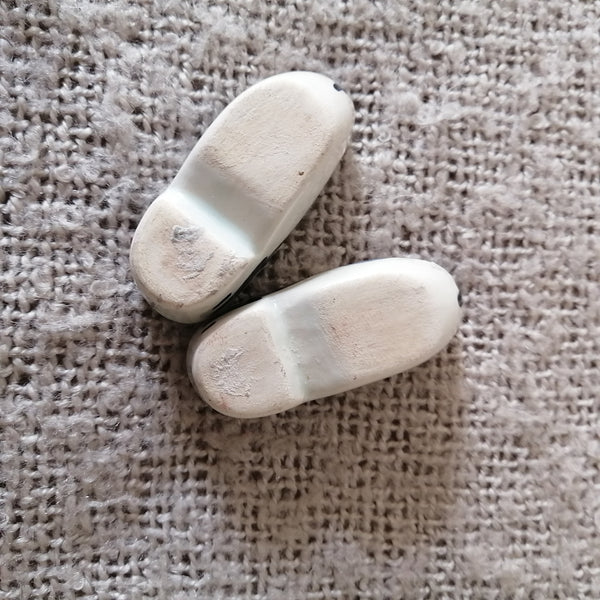 Dutch Clogs (Pair) like 'Delft' (Miniature, suitable for Printer's Tray)