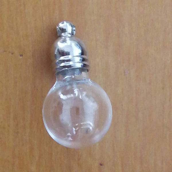 Glass Vial Pendant Wishing for Perfume