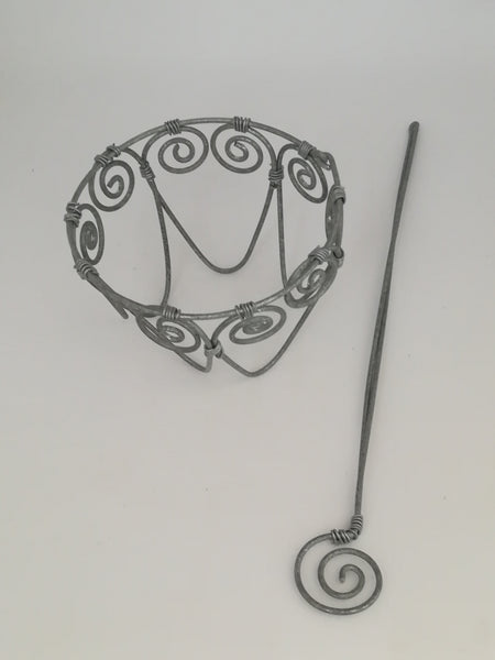 Hair Bun Cage - Medium Bun Cage - Design 10