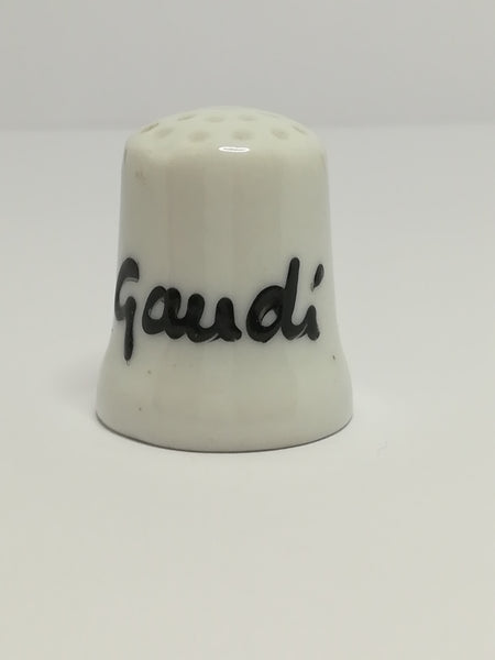 Thimble Porcelain Crown Gaudi (suitable for Printer's Tray)