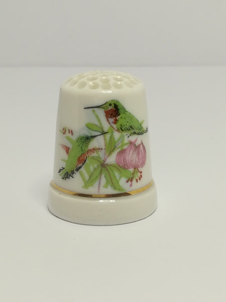 Thimble Porcelain with Bird (suitable for Printer's Tray)