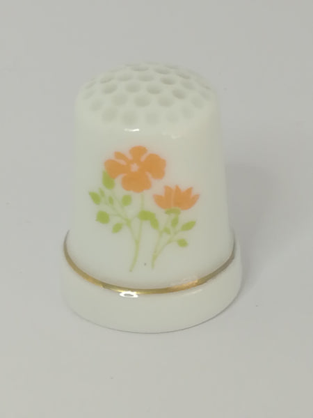 Miniature Porcelain Thimble (Flower) (suitable for Printer's Tray)