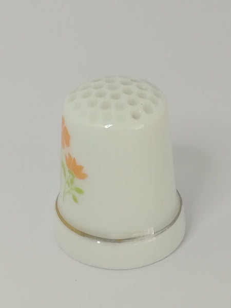 Miniature Porcelain Thimble (Flower) (suitable for Printer's Tray)