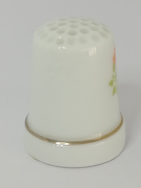 Miniature Porcelain Thimble (Flower) (suitable for Printer's Tray)