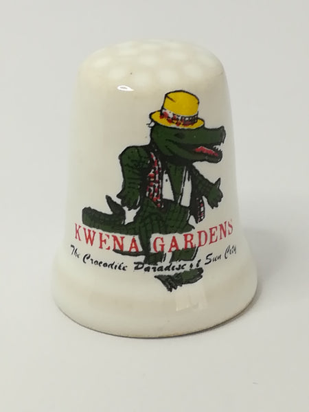 Miniature Porcelain Thimble (Kwena Gardens) (suitable for Printer's Tray)