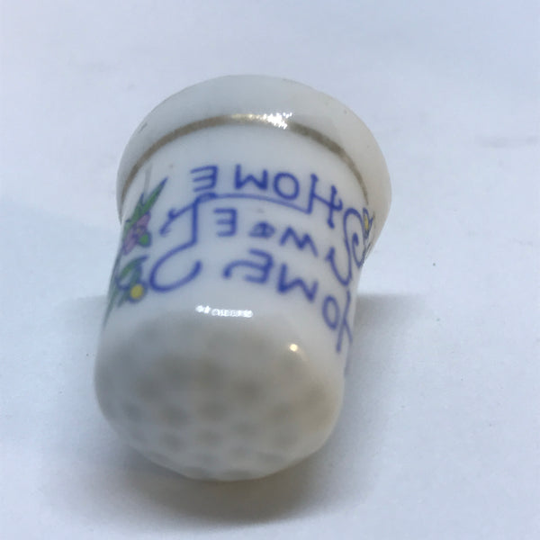Thimble Porcelain (Home Sweet Home)