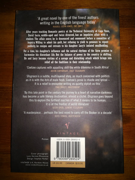 Disgrace (J.M. Coetzee)