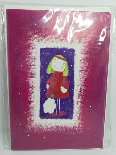 Greeting Card and Envelopes - Christmas - Style 10 - Afrikaans (5 Cards)