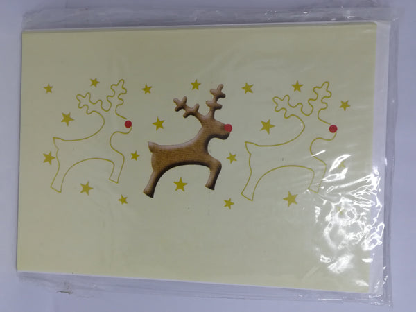 Greeting Card and Envelopes - Christmas - Style 8 - Afrikaans (5 Cards)