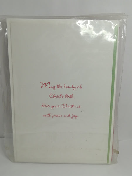 Greeting Card and Envelopes - Christmas - Style 4 - Afrikaans (5 Cards)