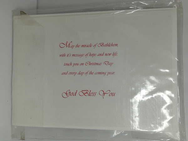 Greeting Card and Envelopes - Christmas - Style 27 - English (5 Cards)