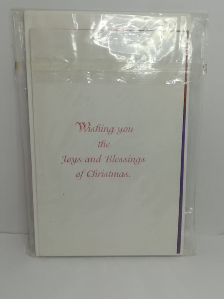 Greeting Card and Envelopes - Christmas - Style 26 - English (5 Cards)