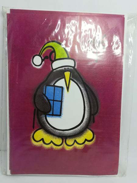 Greeting Card and Envelopes - Christmas - Style 24 - English (5 Cards)