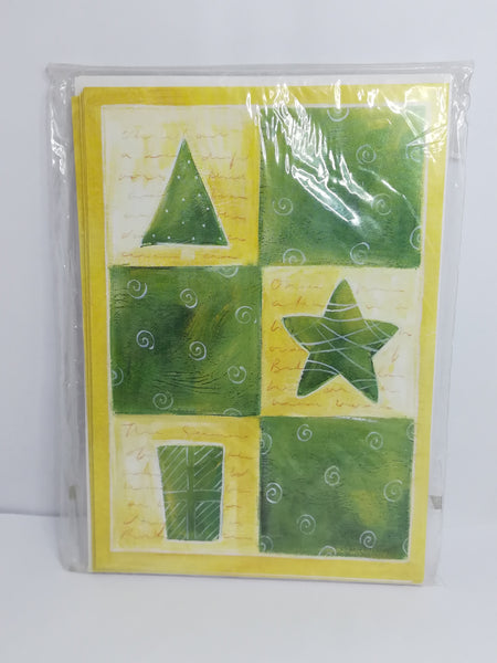 Greeting Card and Envelopes - Christmas - Style 23 - English (5 Cards)