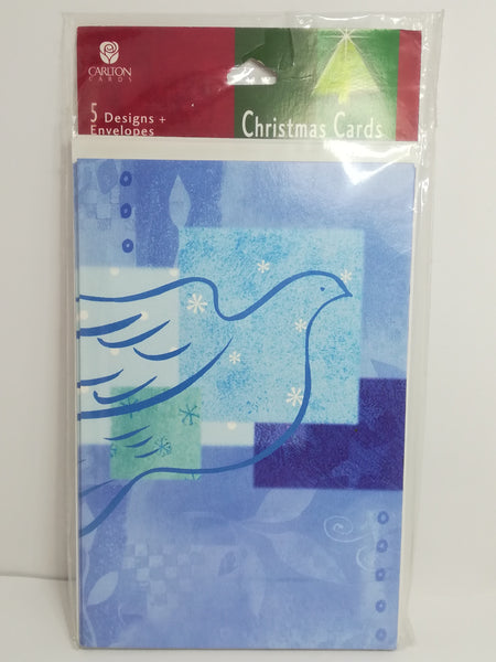 Greeting Card and Envelopes - Christmas - Style 22 - English (5 Cards)