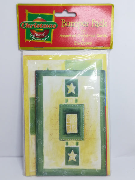 Greeting Card and Envelopes - Christmas - Style 38 - Afrikaans (10 Cards)