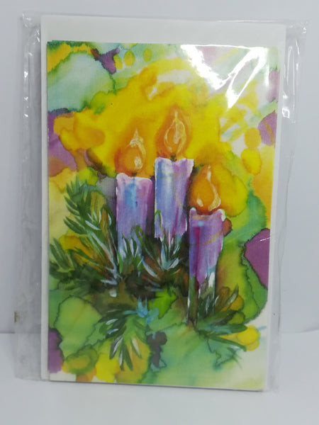 Greeting Card and Envelopes - Christmas - Style 35 - Afrikaans (5 Cards)