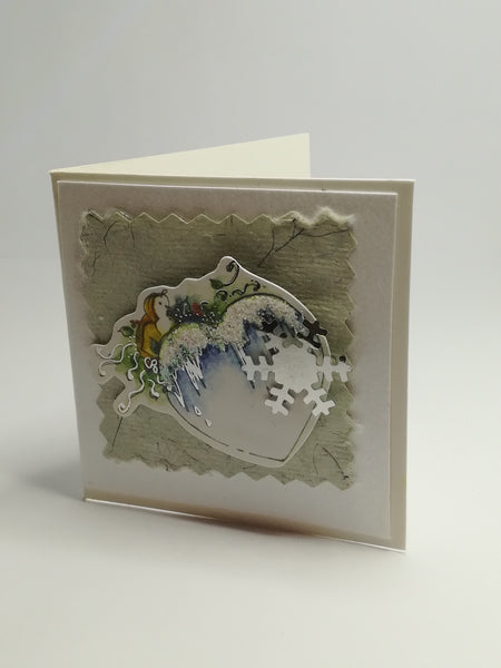 Greeting Card - Single 3-Dimensional Art Card - Heart