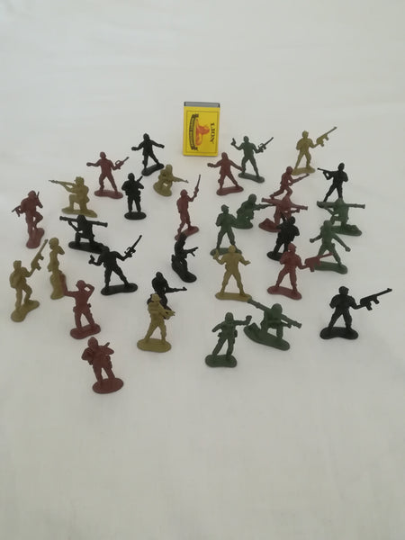Miniature Plastic Toy Soldiers (Miniature, suitable for printer's tray)