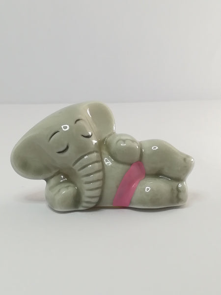 Miniature Ceramic Elephant in Pink Briefs (Miniature, suitable for printer's tray)
