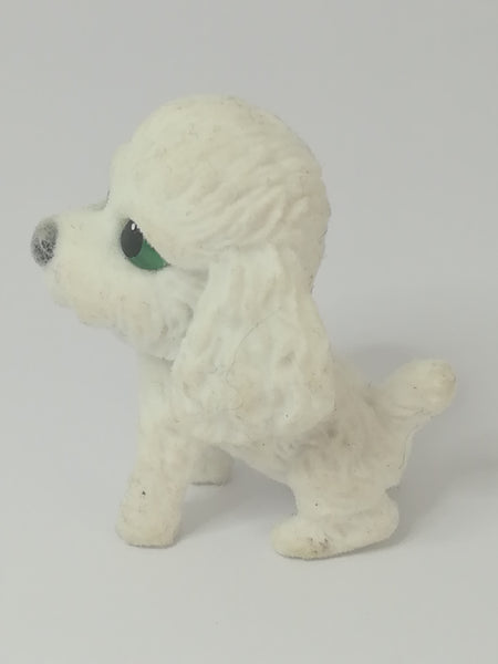 Miniature White Maltese Dog Bobblehead (In My Pocket) Collectable