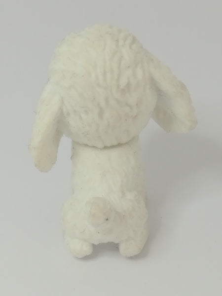 Miniature White Maltese Dog Bobblehead (In My Pocket) Collectable