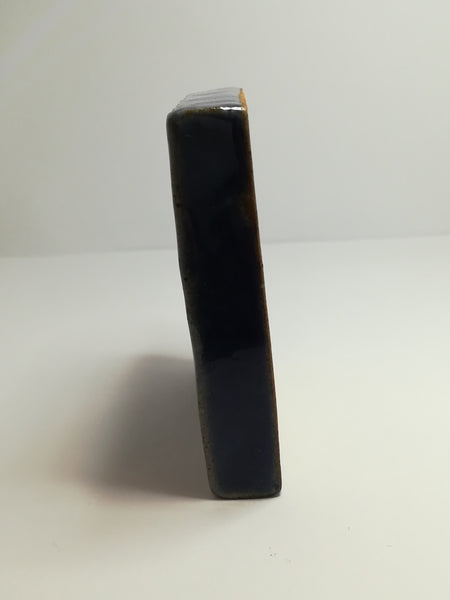 Miniature Indigo Tile with Swirl (Miniature, suitable for printer's tray)