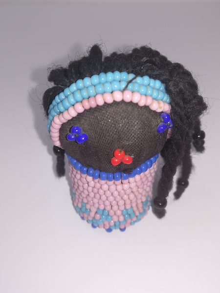 Miniature African Beaded Doll (Miniature, suitable for printer's tray)