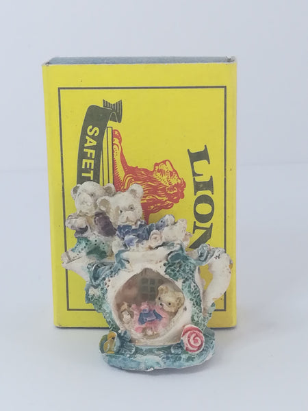 Miniature Charming Bears in Teapot (Miniature, suitable for printer's tray)