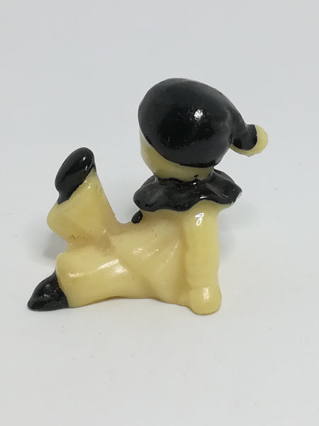 Miniature Cream White & Black Doll (Miniature, suitable for printer's tray)