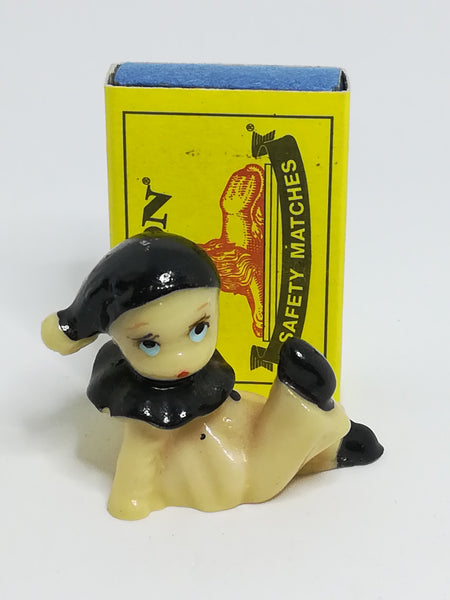 Miniature Cream White & Black Doll (Miniature, suitable for printer's tray)