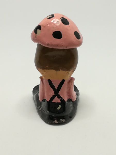 Miniature Doll Dressed in Pink & Black (Miniature, suitable for printer's tray)
