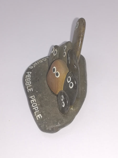 Miniature Pilgrim's Pebble People (Miniature, suitable for printer's tray)