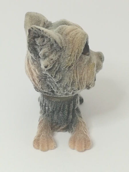 Miniature Grey Terrier Bobblehead Dog (In My Pocket) Collectable