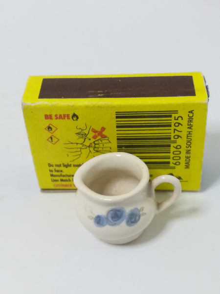Miniature Milk Jug White Ceramic (Miniature, suitable for printer's tray)