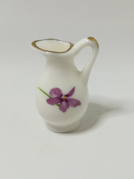 Miniature Porcelain Jug (Flowers) (Miniature, suitable for printer's tray)