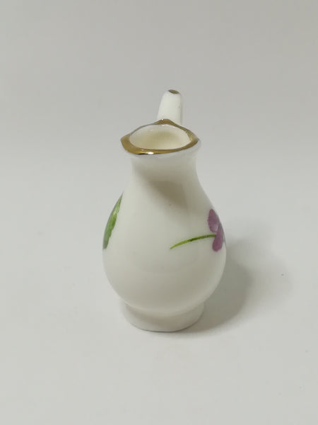 Miniature Porcelain Jug (Flowers) (Miniature, suitable for printer's tray)