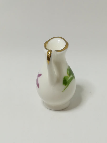 Miniature Porcelain Jug (Flowers) (Miniature, suitable for printer's tray)