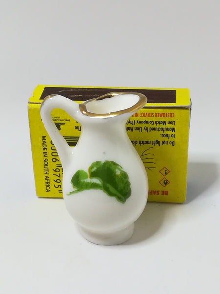 Miniature Porcelain Jug (Flowers) (Miniature, suitable for printer's tray)