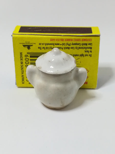 Miniature Ceramic Pot White (Miniature, suitable for printer's tray)
