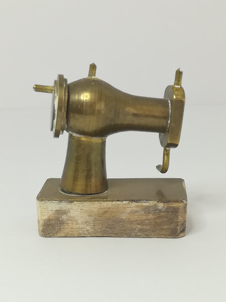 Miniature Sewing Machine Brass (Miniature, suitable for printer's tray)